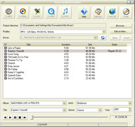 AudioCDGrabber screenshot